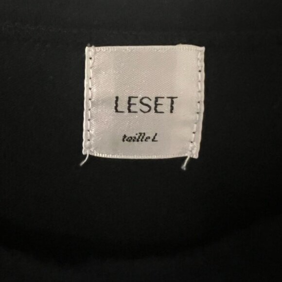 Leset brand cotton Black Maxi Dress size L (C102) - Picture 2 of 10